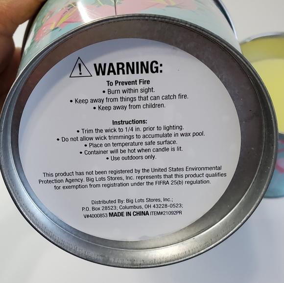 Citronella 2pack Candles Flamingo Print - Picture 5 of 5